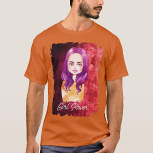 T-shirt Feministe colorée géniale