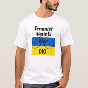 T-shirt Feministe Contre La Première Guerre Mondiale Avec