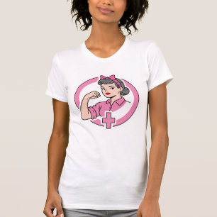 T-shirt féministe de infirmière vintage