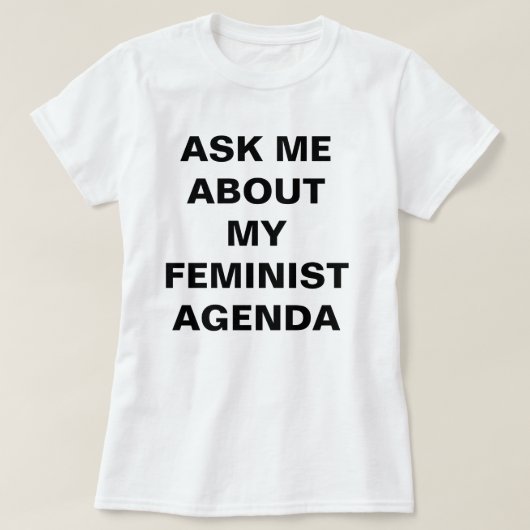 T-shirt féministe drôle (Design devant)