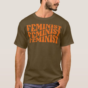 T-shirt Feministe Wavy Retro6137