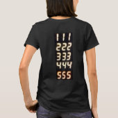 t-shirt femme 12345 (Dos)