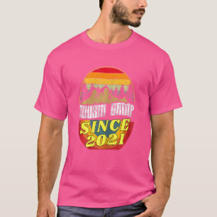 T-shirt Femme 1er Anniversaire Dit Cousin Camp depuis 2021