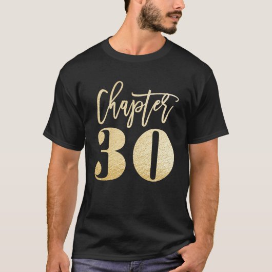 T-shirt Femme 30e anniversaire CHAPITRE 30 Fabuleuse fille (Devant)