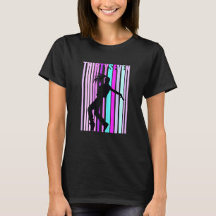 T-shirt Femme 37ème Danse Anniversaire Pour Filles Hiphop