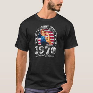 T-shirt Femme 53 ans Cadeaux anciens stupéfiant depuis 197