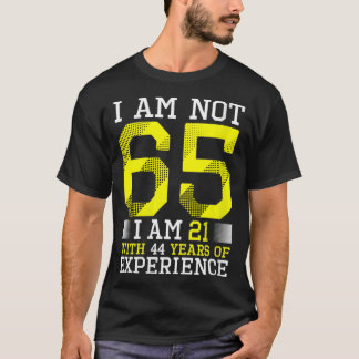 T-shirt Femme 65e anniversaire Homme Femme 65 ans Cadeau V