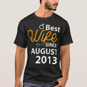 T-shirt Femme 7e anniversaire Mariage cadeau Best Wife Sin