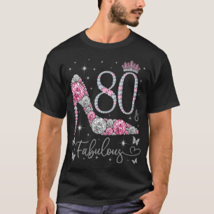 T-shirt Femme 80 & Fabuleux, 80 Ans et Fabuleux, 8