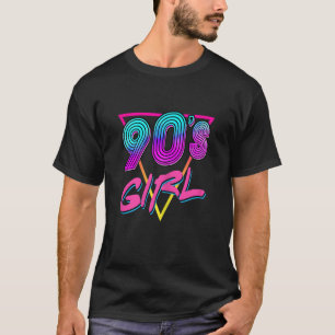 T-shirt Femme 80's 90's Girl Vintage 80s 90s Costume Retr