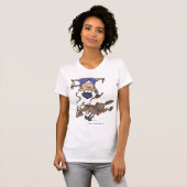 T-Shirt Femme À Cheval (Devant entier)