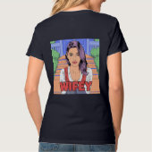 T-shirt Femme à col V (Dos)
