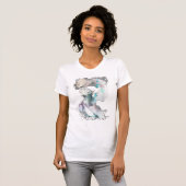T-shirt Femme à l'aquarelle (Devant entier)