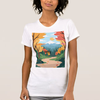 T-shirt femme à manches courtes