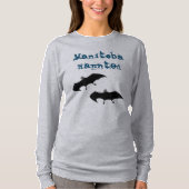 T-shirt Femme à manches longues, Manitoba Haunted, chemise (Devant)