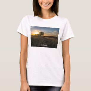 T-shirt femme Abandonné Shed Colorado Sunset