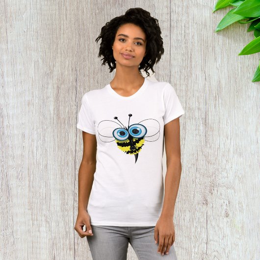 T-shirt femme abeille aux yeux grands