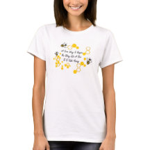 T-shirt femme abeilles