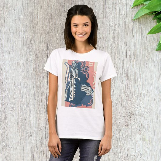 T-shirt femme Abstraite de la ville