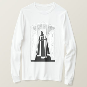 T-shirt Femme Abstraite Dessin Art Vintage Minimaliste
