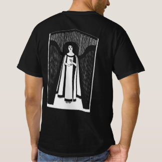 T-shirt Femme Abstraite Dessin Art Vintage Minimaliste Dos