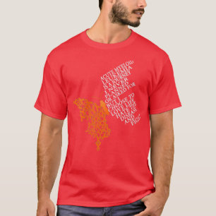 T-shirt Femme Acute Myeloid Leukemia guerrière VNeck