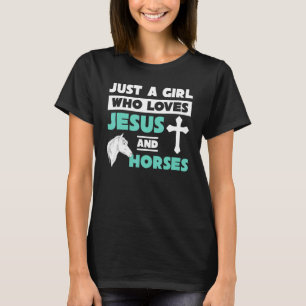 T-shirt Femme adepte du Christ Juste une fille qui aime Jé