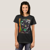 T-shirt Femme africaine (Devant entier)