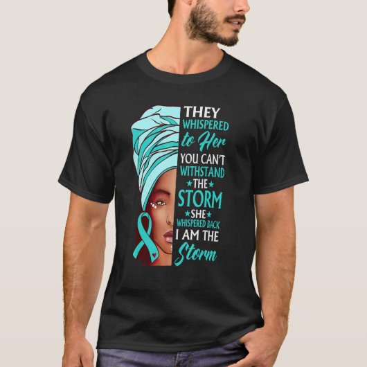 T-shirt Femme Africaine Afro I Am The Storm Dysautonomia A (Devant)
