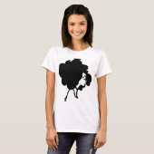 T-shirt Femme afro (Devant entier)