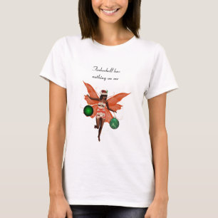 T-shirt femme afro-américaine Fée de Noël