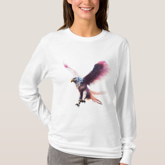 T-shirt Femme Aigle Aquatique (Devant)