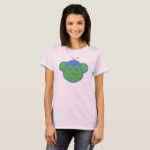 T-Shirt femme Alimon (Singe Alien) (Devant entier)