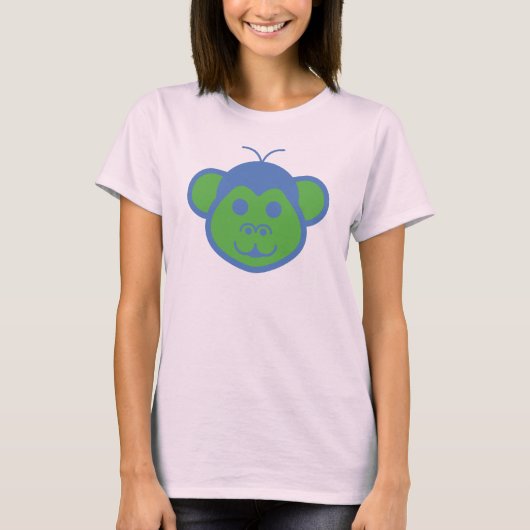 T-Shirt femme Alimon (Singe Alien) (Devant)