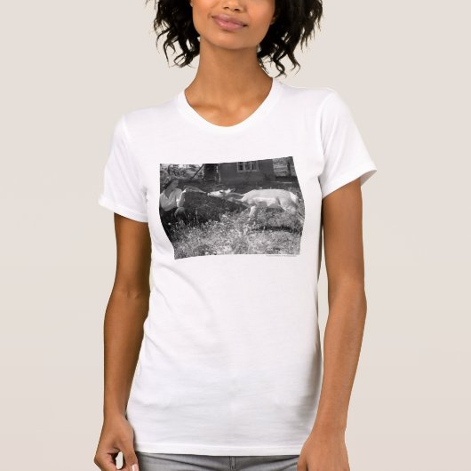T-shirt Femme allaitant une antilope (Devant)