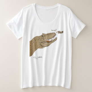 T-shirt femme Allosaurus Boop Dinosaure Grande Tai