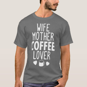 T-shirt Femme amante de café mère cadeaux idées
