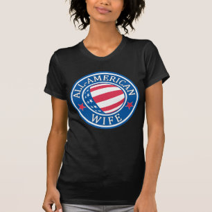 T-shirt Femme américaine