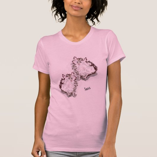 T-shirt Femme : Amour des chatons (Devant)