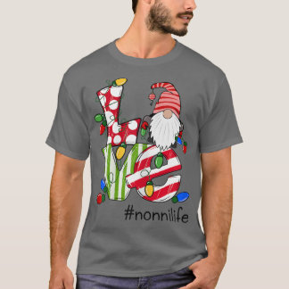 T-shirt Femme Amour Personnalisé Nonnilife Candy Gnome Chr