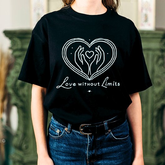 T-shirt femme amour sans limite