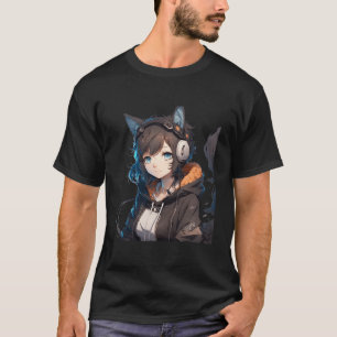 T-shirt Femme Anime Costume Halloween Otaku Manga Hommes F