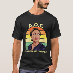 T-shirt Femme Aoc Alexandria Ocasio-cortez First Femme P
