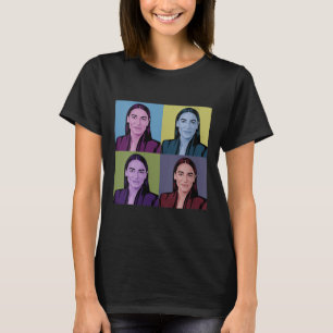 T-shirt Femme Aoc Alexandria Ocasio-cortez First Femme P