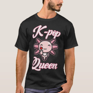 T-shirt Femme Aolotl KPop Queen KPop Merch VNeck