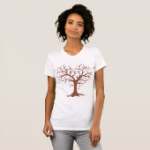 T-shirt femme arbre Valentines (Devant entier)