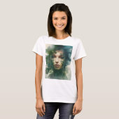 T-shirt Femme art double exposition (Devant entier)