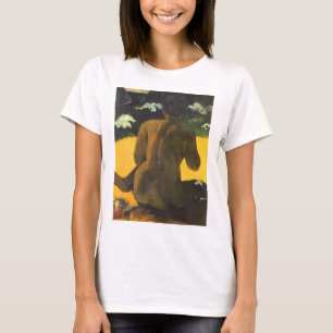 T-shirt Femme au bord de la mer par Paul Gauguin, Vintage 