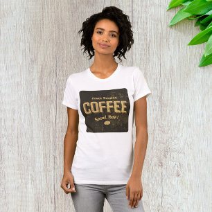 T-shirt femme au café frais brassé