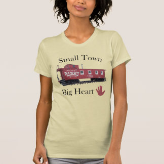 T-shirt femme au coeur de la petite ville
